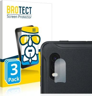 Produktbild von 3x BROTECT Schutzglas für Samsung Galaxy XCover Pro (NUR Kameraschutz) Schutzfolie Panzer Folie Glas Display Schutz klar