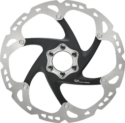 Image de Disque de frein Shimano SM-RT86L 203mm, 6 trous, Ice-Tech, pour Deore XT