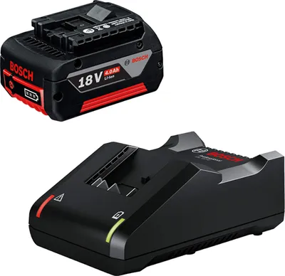 Produktbild von Bosch Professional Akku-Starterset mit GBA 18 V 4 Ah Akku & Ladegerät GAL 18V-40