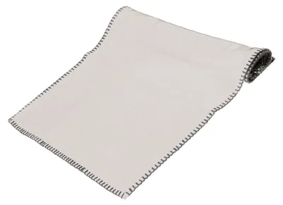 Produktbild von Tischläufer aus Baumwolle in neutraler Farbe, 40 x 150 cm