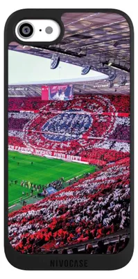 Produktbild von NIVOCASE Handyhülle für Apple iPhone SE (2020)  Hülle NIVOpure Case Schwarz FC Bayern München FCB Stadion