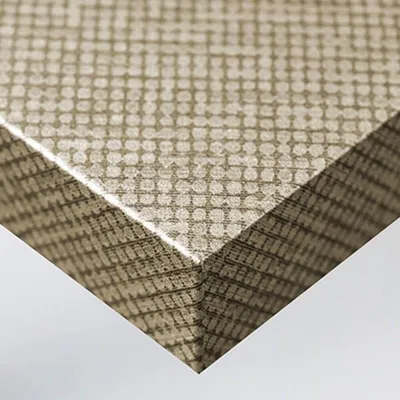 Produktbild von DIMEXACT - DIMEXACT Selbstklebender Vinyl-Stoffeffekt mit goldenen und silbernen Punkten in einer Rolle von 122 cm x 10 Meter(n) -122 cm x 10 m - en Rouleau