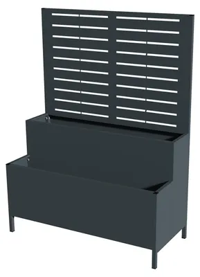 Image de Westmann Dekora Jardinière à 5 niveaux avec treillis anthracite