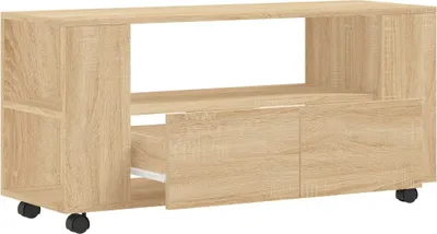Produktbild von vidaXL TV-Schrank Sonoma-Eiche 102x34,5x43 cm Holzwerkstoff