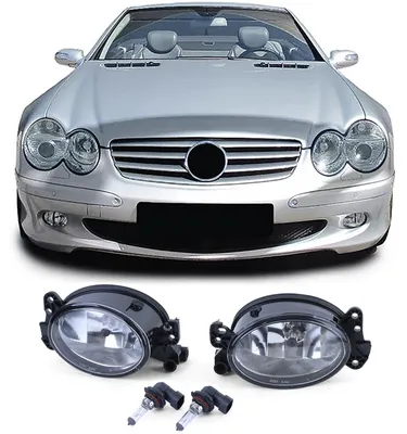 Immagine prodotto di Fari antinebbia, lato sinistro e destro, per Mercedes-Benz W204, W164, W463, C209, C219, W169, W211