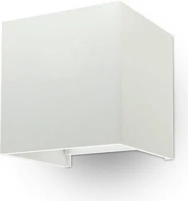 Produktbild von Quadratische LED-Wandleuchten - Bridgelux - IP65 - Weiß - 5W - 700 Lumen - 4000K