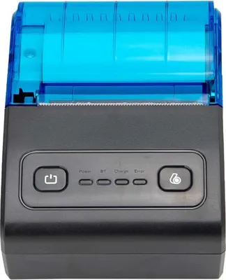 Produktbild von INF 58mm USB+Bluetooth Thermodrucker für POS, Küche und Mobile Drucke Schwarz + Blau