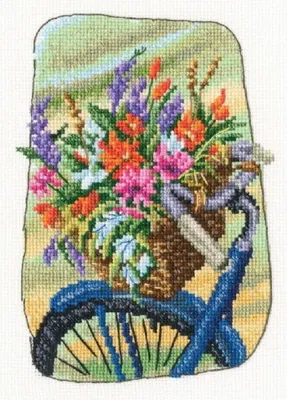 Immagine prodotto di RTO Set punto croce "Il vecchio giardino della nonna", schema da contare, 12x17cm c343