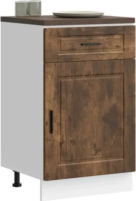 Produktbild von "im Angebot" Küchenunterschrank Porto Räuchereiche Holzwerkstoff - Küchenschränke CC23977