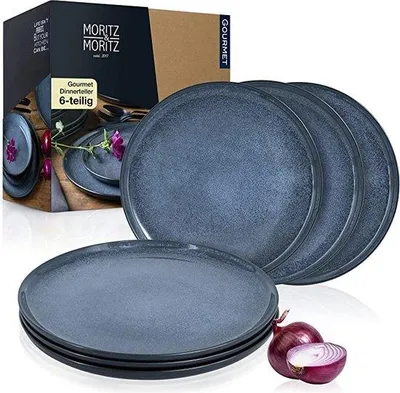 Produktbild von Famanu Servierschalen Set mit Suppentellern - Weiß, 6-teilig