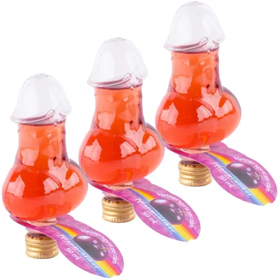 Produktbild von Kinky Drinks KLEINER SPRITZER köstlicher Pflaumenlikör in der bekannten Schniedel-Flasche, 3 X 50 mL 15% Vol.