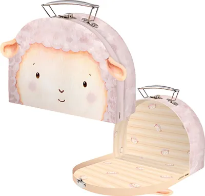 Produktbild von Kinderkoffer Schäfchen formgestanzt 21x27,4cm, Trötsch Verlag