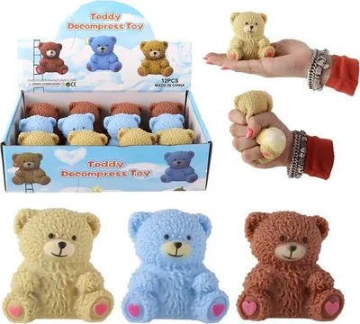 Obrázok produktu pre Stlač ma medveďa 8cm