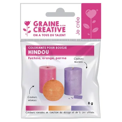 Obrázok produktu pre 3 tuhé farbivá na sviečky - Hindu