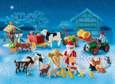 Produktbild von PLAYMOBIL Adventskalender - Weihnacht auf dem Bauernhof