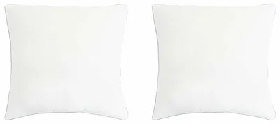 Zdjęcie produktu dla vidaXL Poduszki 2 szt. Białe 80 x 80 cm Włókno bambusowe