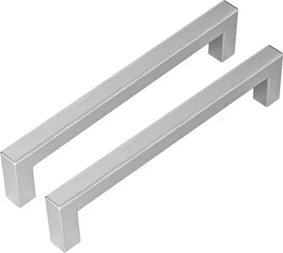 Produktbild von Famanu Möbelgriff Stangengriff gebürsteter Edelstahl - 5 Stück