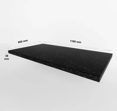 Produktbild von Arbeitsplatte 110 cm 38 mm Marmur ROMA matt Küche Siena, Monza, Arona