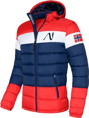 Immagine prodotto di Nebulus giacca invernale MIXUP uomo, calda giacca outdoor, pratica e versatile giacca invernale e di transizione, P4831 - uomo, blu-rosso, S