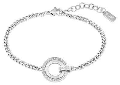 Image de Charmant bracelet en acier avec zircones 1580509