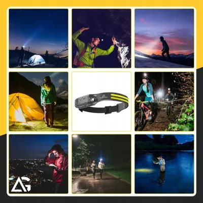 Zdjęcie produktu dla Latarka czołowa ARSA GO 500 lm LED