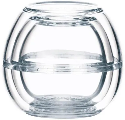 Immagine prodotto di Set di 3 contenitori trasparenti impilabili per alimenti, in plastica, dimensioni 14,5 x 10,7 x 10,7 cm, adatti al congelatore e alla lavastoviglie