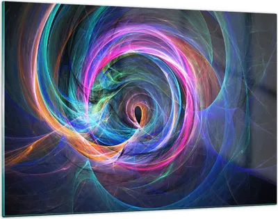 Produktbild von Bilder auf glas - Abstraktion modern - 120x80cm - Glasbilder - Wandbilder - Kunstdruck - zum Aufhängen bereit - Wanddekoration aus Glas - Glas Bilder - Wandbild auf Glas - Einteilig - GAA120x80-3987