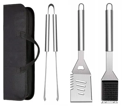 Produktbild von Professionelles BBQ Grillwerkzeug Set mit Tragetasche
