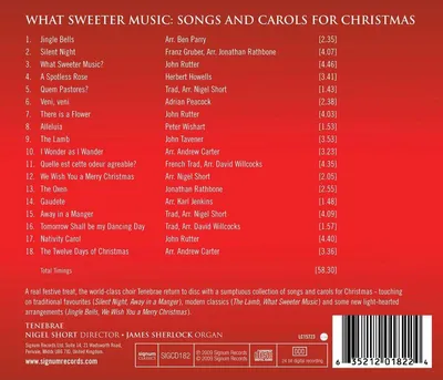 Obrázok produktu pre Tenebrae - What Sweeter Music (Songs & Carols for Christmas)