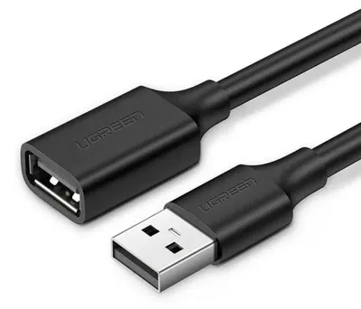 Zdjęcie produktu dla Ugreen US103, 3 m, USB A, USB A, USB 2.0, 0,48 Gbit/s, Czarny