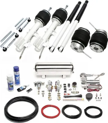 Image de TA Technix Kit de suspension pneumatique Viair argenté pour Opel Omega B Limo V94
