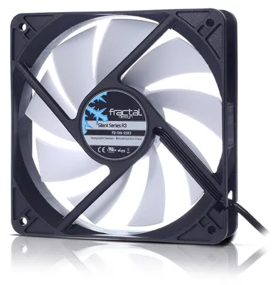 Produktbild von Fractal Design Silent Series R3 50mm, Ventilator, 5 cm, 3500 RPM, Schwarz, Weiß