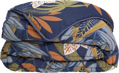 Image de Bleu Calin Couette Imprimée La Florale - Chaude 350g/m2 - 220x240cm
