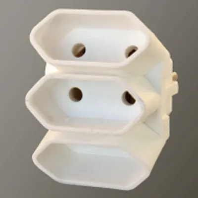 Produktbild von Euro Dreifachstecker 3-fach Steckdose Adapter Steckdosenadapter