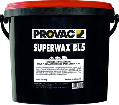 Image de PROVAC Pâte de montage de pneus noir - 2x5kg