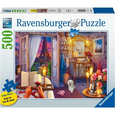 Obrázok produktu pre RAVENSBURGER Puzzle Útulné miesta: Kúpeľňa v Paríži XXL 500 dielikov