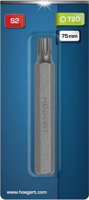 Image de Embout de tournevis Högert T20 x 75 mm