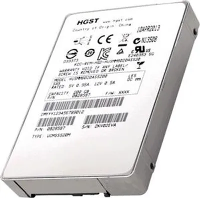Produktbild von Western Digital Ultrastar SSD800MM, 200 GB, 2.5", 1150 MB/s, 12 Gbit/s
