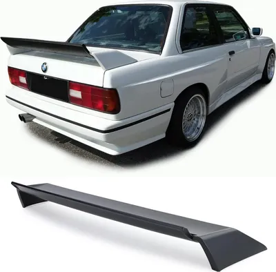 Immagine prodotto di Spoiler posteriore ala posteriore Evo Sport in ABS adatto per BMW Serie 3 E30 82-92