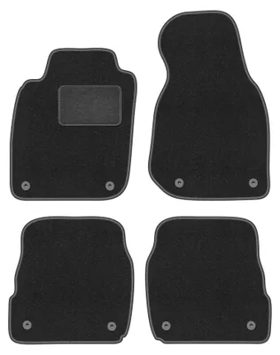 Immagine prodotto di Tappetini in moquette per Audi A6 C5 1997-2005 (station wagon/berlina/Quattro) – set 4 pezzi, grigio grafite, su misura – Wielganizator LUX