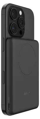 Produktbild von Belkin BPD020HQBK, 5000 mAh, Kabelloses Aufladen, 15 W, Schwarz