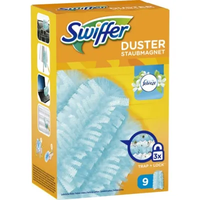 Zdjęcie produktu dla Swiffer, odkurzacz z piór, magnes na kurz z wkładem zapachowym, 9 szt