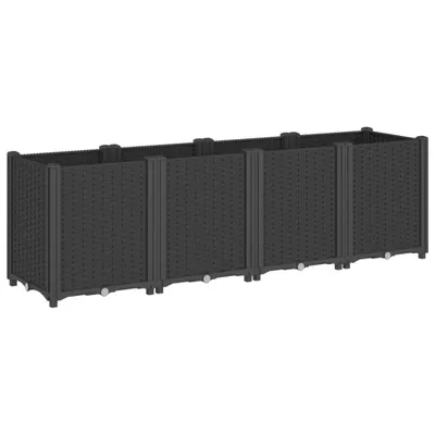 Produktbild von Pflanzkübel Schwarz 160x40x53 cm PP