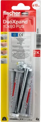 Obrázek produktu pro Fischer 562190, 4 kusů