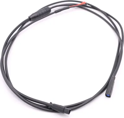 Produktbild von Bafang | EB 1T2.N Kabelbaum, EB-Bus für CAN Mittelmotoren von Bafang, Anschluss an Speedsensor und Rücklicht, 170cm E-Bike Pedelec Schwarz