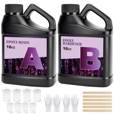Epoxidharz-Set 1000 ml klar selbstnivellierend blasenfrei