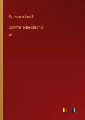 Produktbild von Zimmerische Chronik