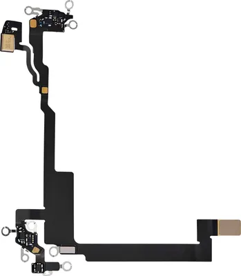 Produktbild von Clappio, Signal-Flexkabel Ladeanschluss iPhone 16 Pro Reparatur, Schwarz