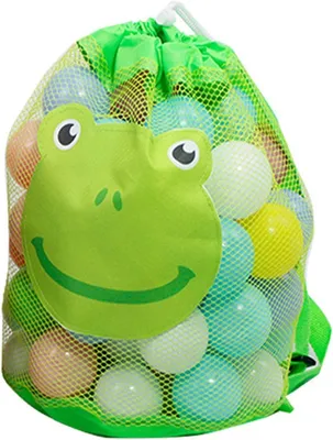 Obrázek produktu pro Taška na hračky – rychleschnoucí – velký skládací síťový batoh – 242433 cm