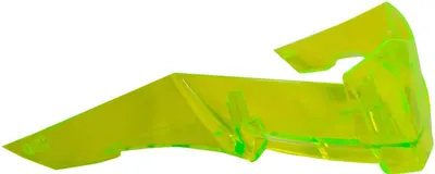 Zdjęcie produktu dla Przedłużony tylny spojler Fluorescencyjny żółty Przezroczysty kask CGM 127 DEEP